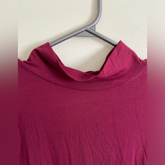 Mango pop XXL burgundy long sleeve bodysuit - Picture 7 of 10